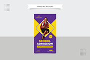 School Admission Banner, a Social Media Template by taieefbakshi (Thumbnail 2 of 3)