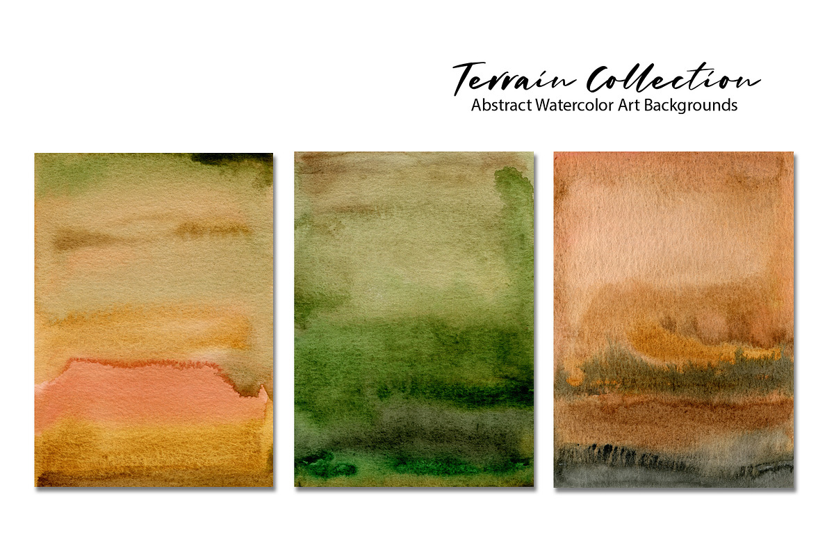 Terrain Watercolor Abstract Textures, a Texture Graphic by Marmoris.Arts (Photo 13 of 20)