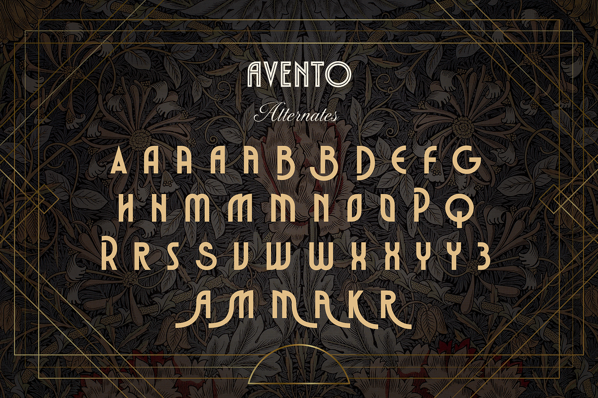 Avento, a Sans Serif Font by Larin Type Co. (Photo 10 of 10)