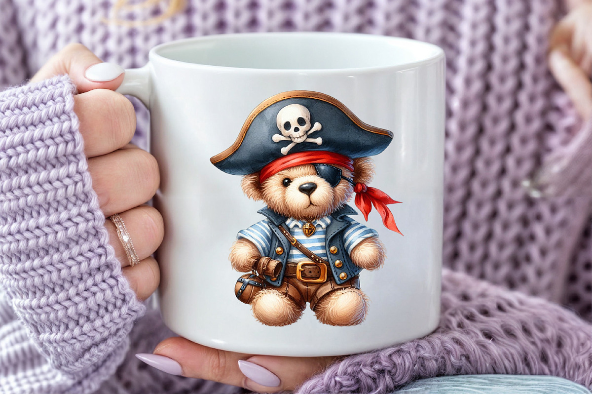 Teddy Bear Clipart, an Illustration by Pixels.Craft (Photo 4 of 7)