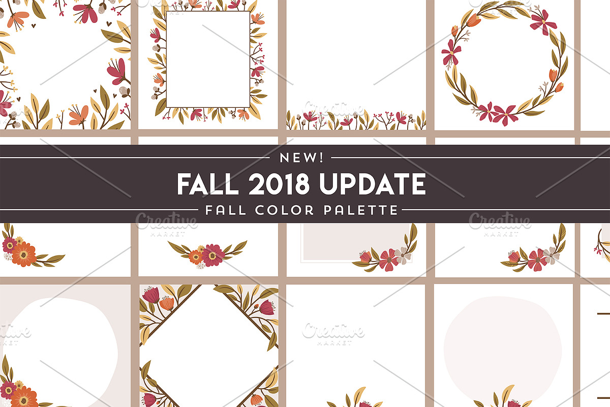 Floral social media templates, a Social Media Template by Jelligun (Photo 7 of 7)