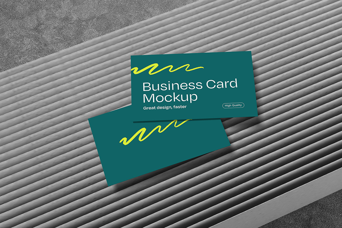Business Card Mockup, an Advertising Mockup by Alhaytar (Photo 3 of 5)
