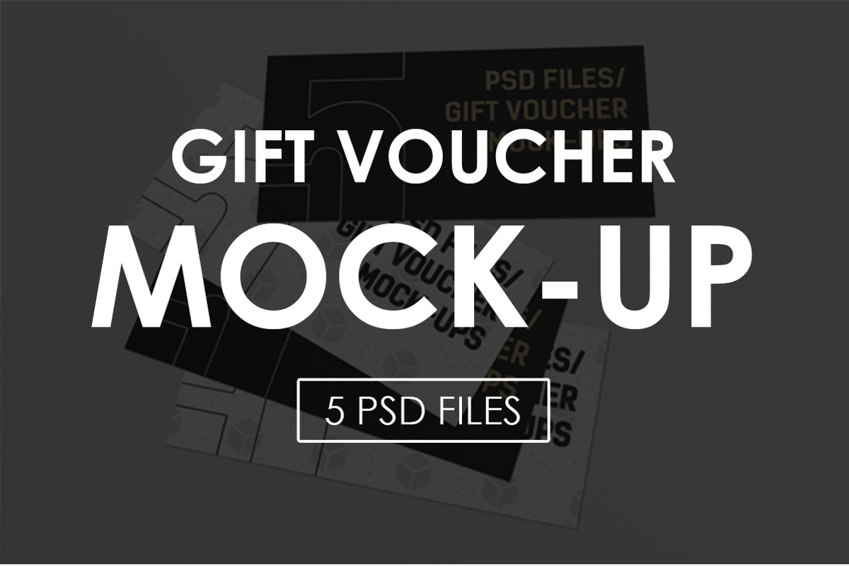 Gift Voucher Muck-Ups, a Print Template by resumetemplathttps://d3es (Photo 1 of 8)