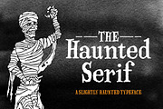 Haunted Serif, a Serif Font by eric.oliver703 (Thumbnail 1 of 6)