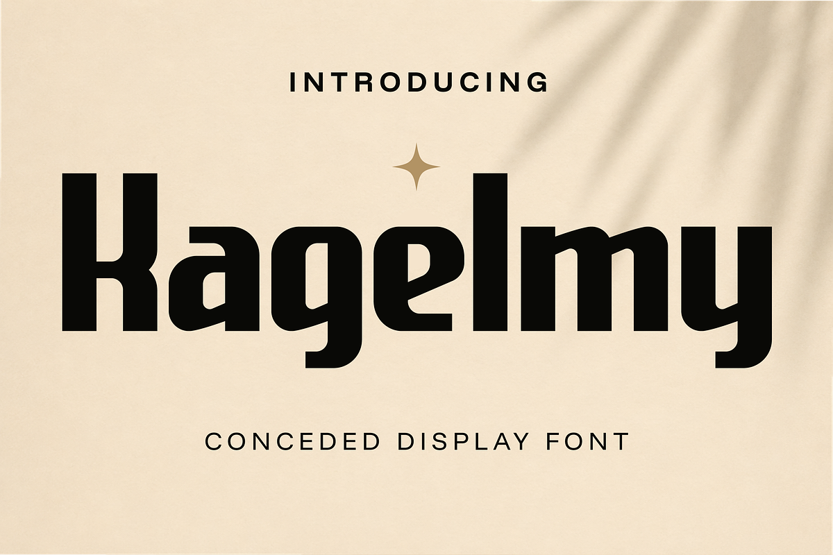 Kagelmy - Condensed Display Font, a Sans Serif Font by Gumrega Studio (Photo 1 of 8)