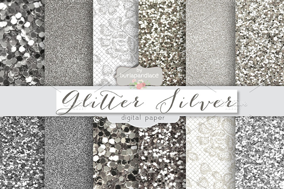 Glitter Silver