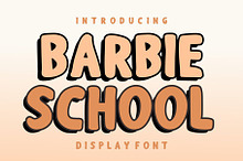 Barbie School - Handrawn Font