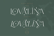Lovalina - Elegant Serif Font Family, a Serif Font by Craft Supply Co. (Thumbnail 5 of 15)
