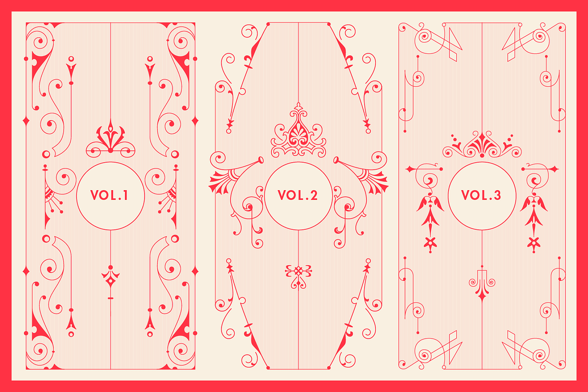Decorative Vector Ornaments Bundle, a Decorative Illustration by digiful (Photo 2 of 9)