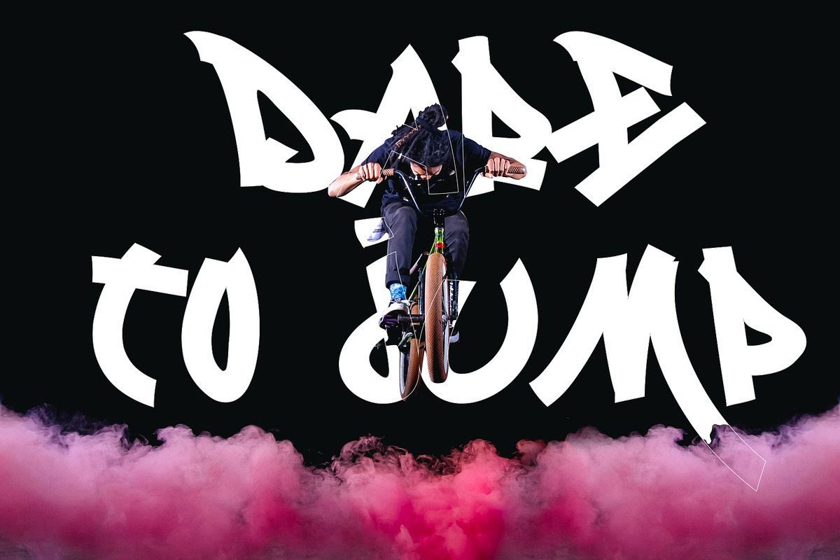 Locked Monster - Graffiti Font, a Blackletter Font by asfgraphics (Photo 3 of 6)