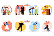 Flat People Concept Illustrations, a Finance Illustration by alexdndz (Thumbnail 7 of 14)