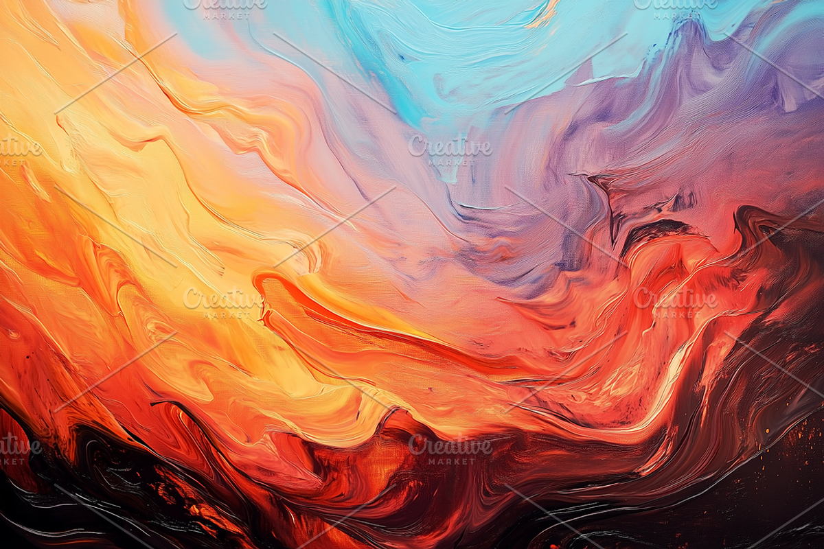20 Abstract Oil Painting Texture, a Texture Graphic by UnicDesign (Photo 9 of 11)