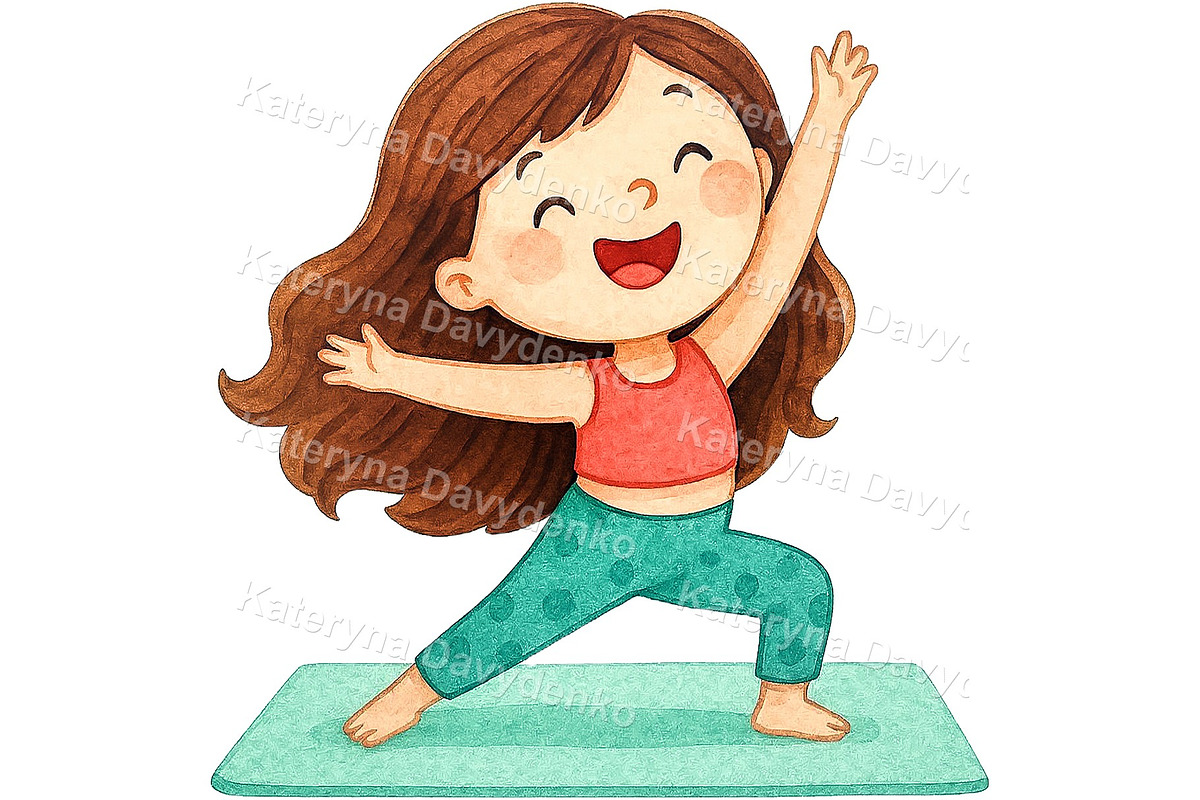 Kids Sports Activities Set, a Sport Illustration by Bubert Art (Photo 2 of 7)