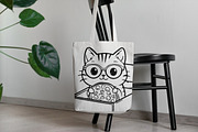 Adorable Cat Clipart Bundle SVG, an Animal Illustration by PassionPNGcreation (Thumbnail 6 of 6)