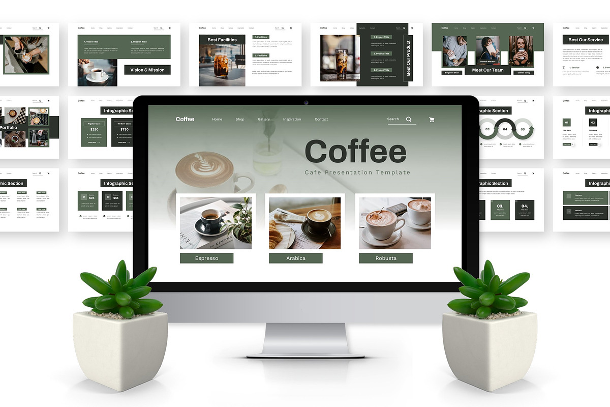 Coffe - Cafe Google Slide, a Presentation Template by Deepslide Studio (Photo 4 of 6)