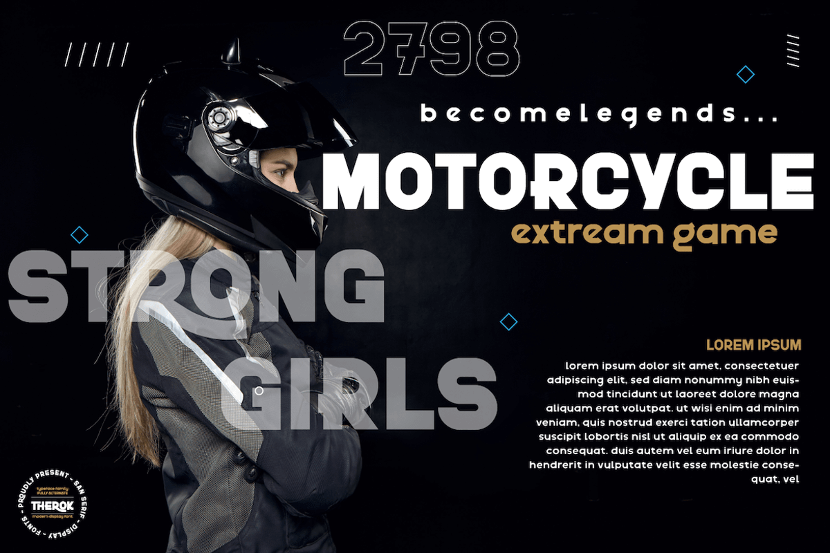 Therok, a Sans Serif Font by twinstd (Photo 10 of 14)