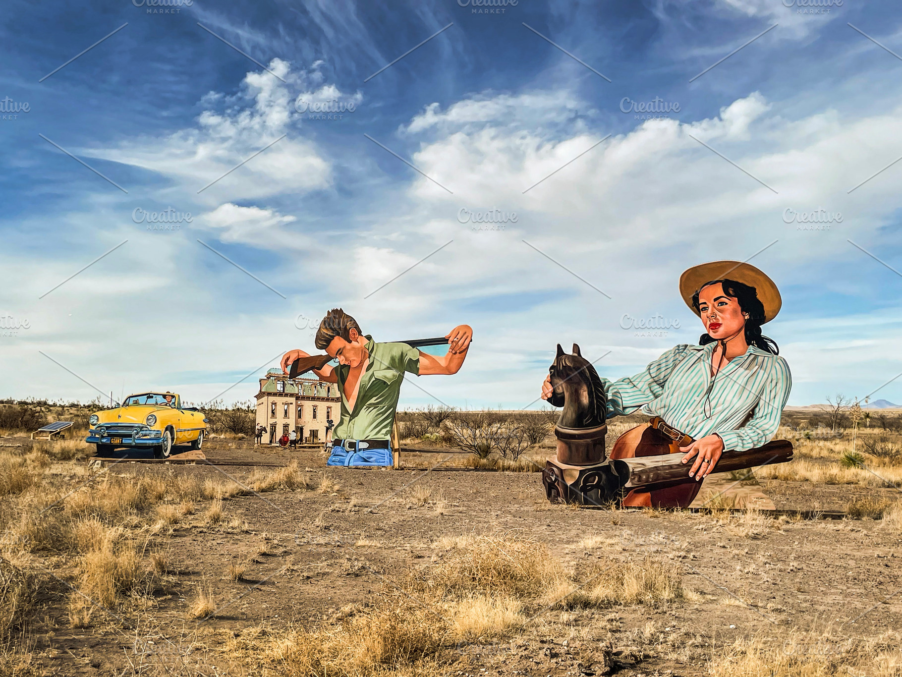Marfa, Texas Billboard Art, an Arts & Entertainment Photo by Crux Creative
