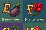 Children's Alphabet SET, an Education Illustration by Saranai Store (Thumbnail 4 of 10)