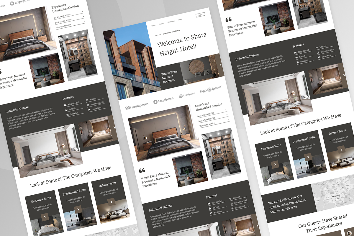 Booking Hotel - Landing Page, a Landing Page Template by Annora Studio (Photo 2 of 4)