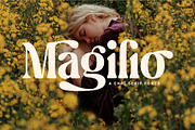Magilio - A Chic Serif Fonts, a Serif Font by Prioritype Co (Thumbnail 1 of 23)