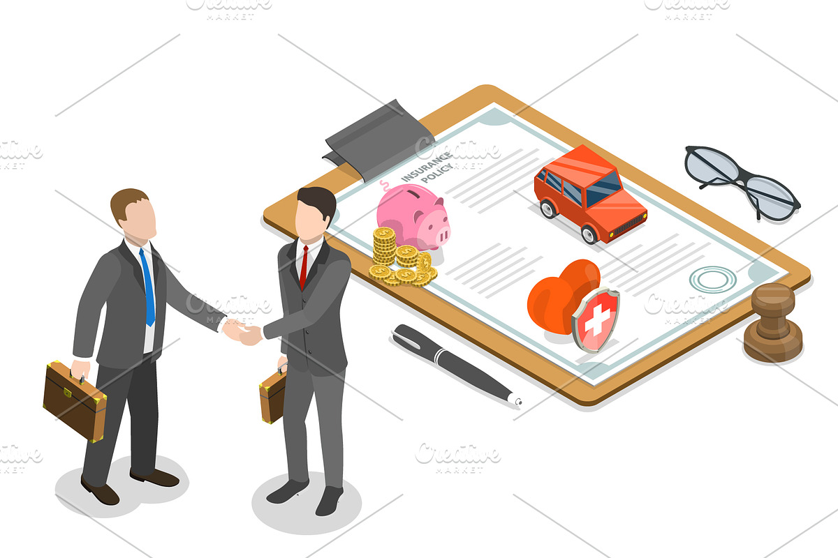 Insurance Set 01, a Person Illustration by AndriiStore (Photo 3 of 11)