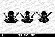Vector logo of a ninja warrior, a Person Illustration by Vectorhight (Thumbnail 3 of 3)