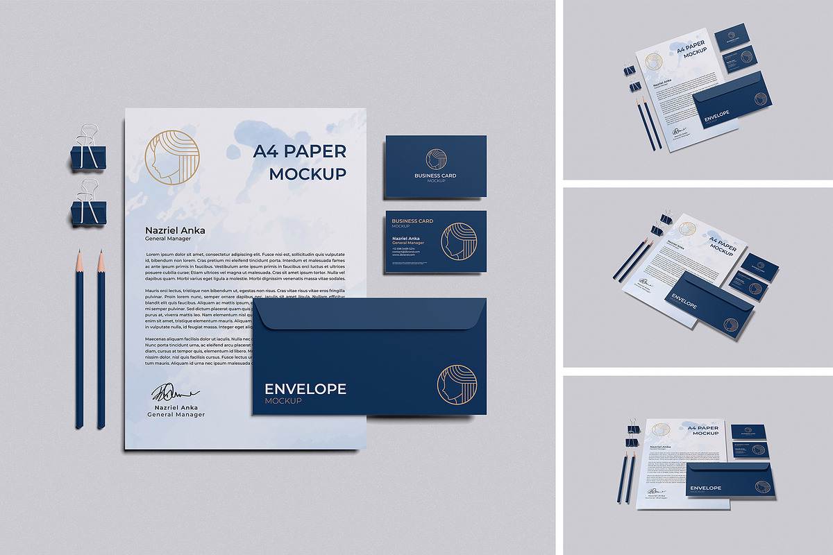 Stationary Mockup, a Product Mockup by swsi-studio (Photo 1 of 5)