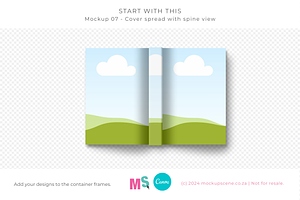 Book Mockup Kit For Canva