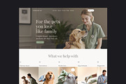 Veterinary Clinic Framer Template, a Landing Page Template by vatesdesign (Thumbnail 1 of 3)