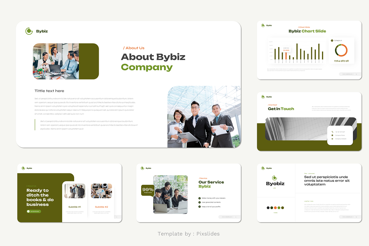Business Agency PowerPoint, a Presentation Template by Pixslides (Photo 6 of 6)