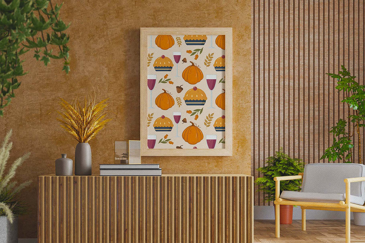Thanksgiving Seamless Patterns, a Pattern Graphic by Telllu & Friends (Photo 3 of 3)