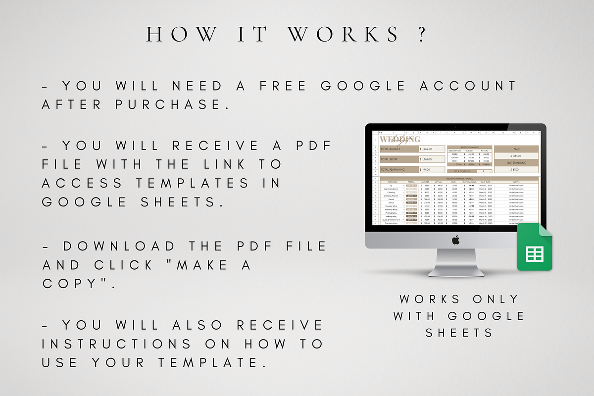 Wedding Budget Template 2024, a Templates & Theme by BRANDcontent (Photo 5 of 6)