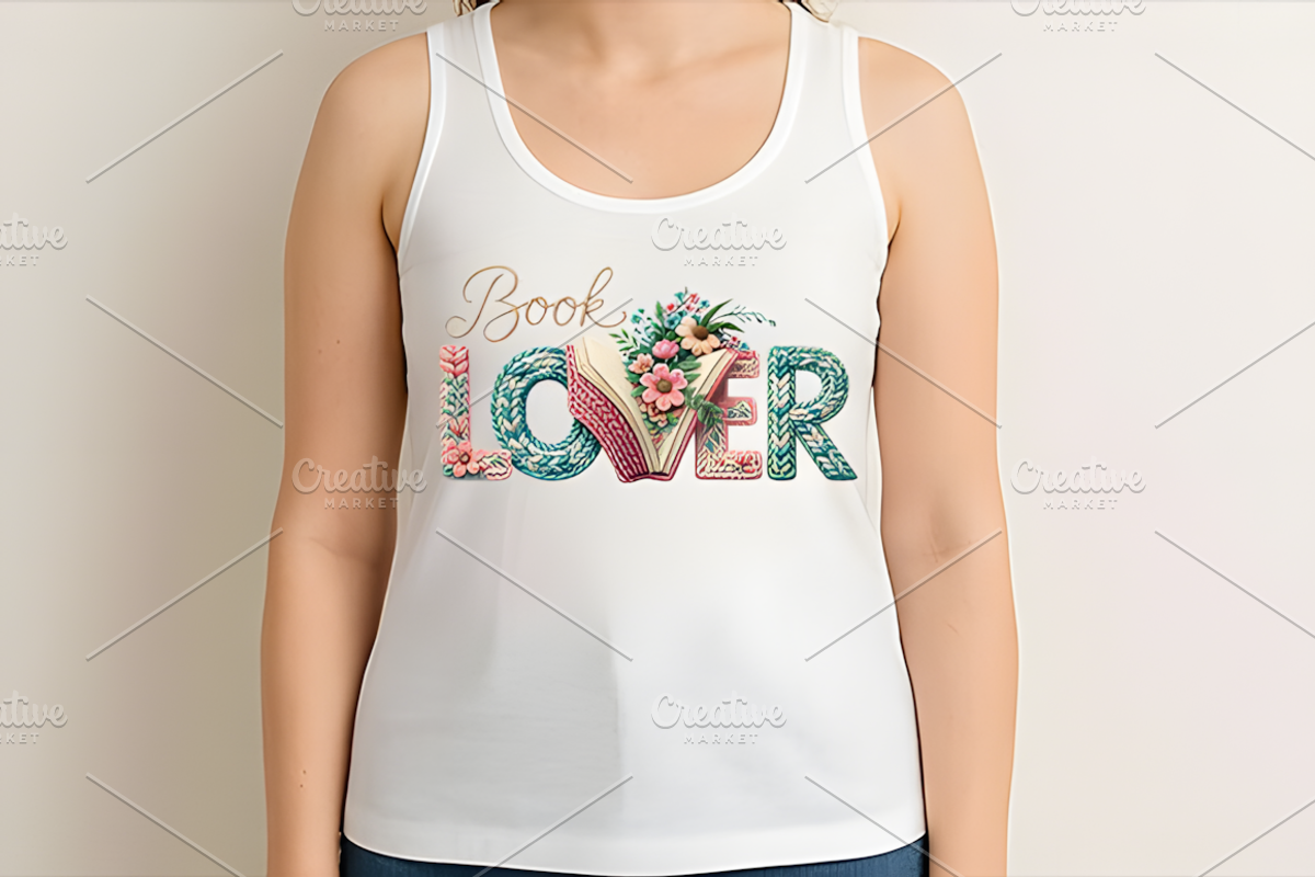 Book Lover Floral Reading PNG, a Graphic by Ink Gallery (Photo 2 of 5)