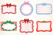 Christmas Coquette Frame Clipart, an Illustration by Libby Wishes (Thumbnail 2 of 8)