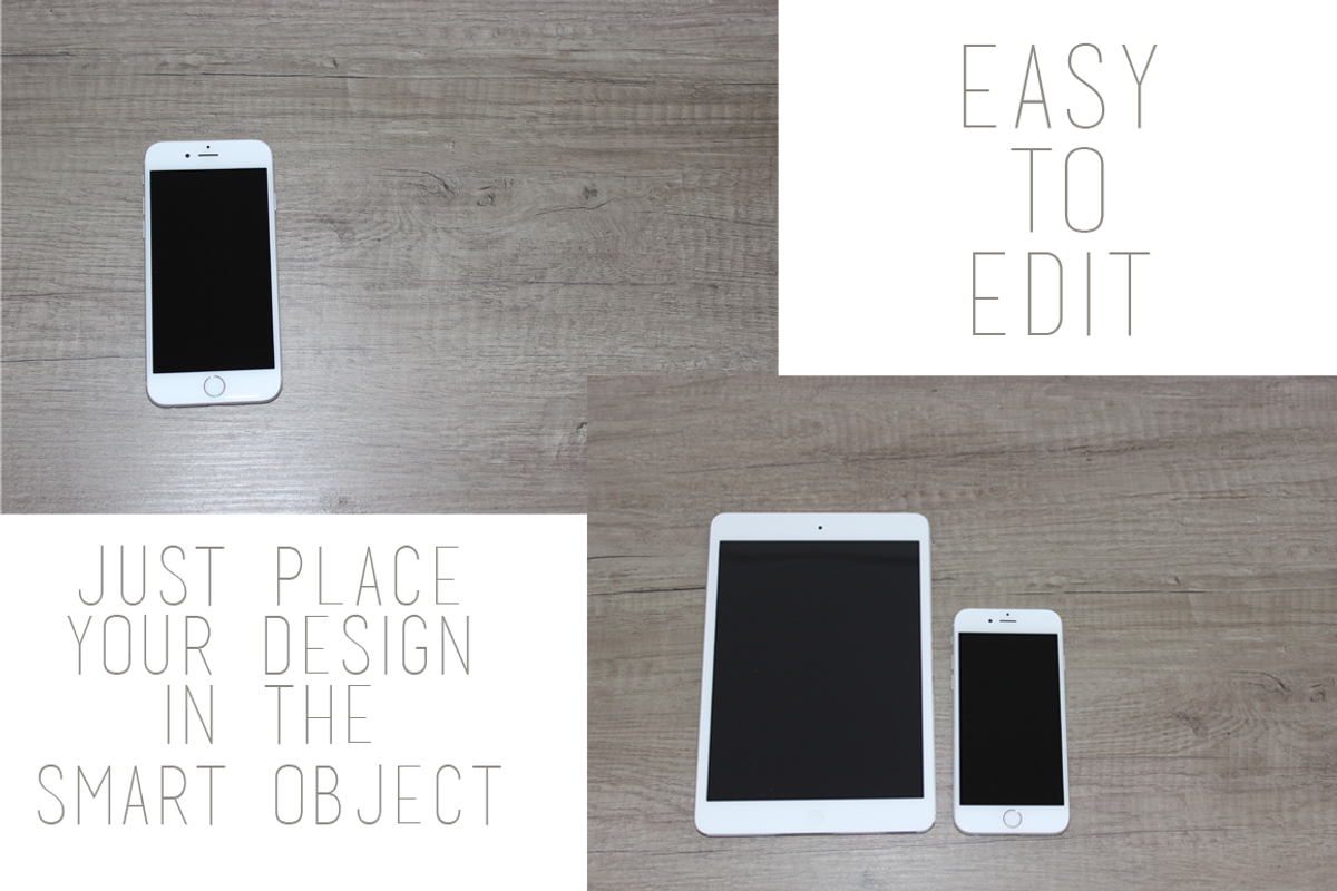 14 Real Photo iPhone 6 Mock-ups, an iPhone Mockup by Mila Visuals (Photo 5 of 5)