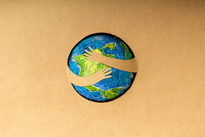 World Earth Day Concept. Green Energy, ESG, Renewable and Sustai, a Nature Photo by salmon.black