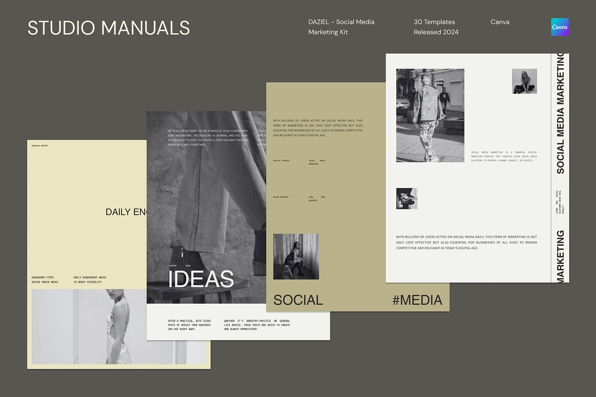 DAZIEL – Social Media Marketing Kit, a Social Media Template by Studio Manuals (Photo 1 of 8)