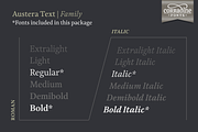 Austera Text Essential #1, a Serif Font by Corradine Fonts (Thumbnail 2 of 14)
