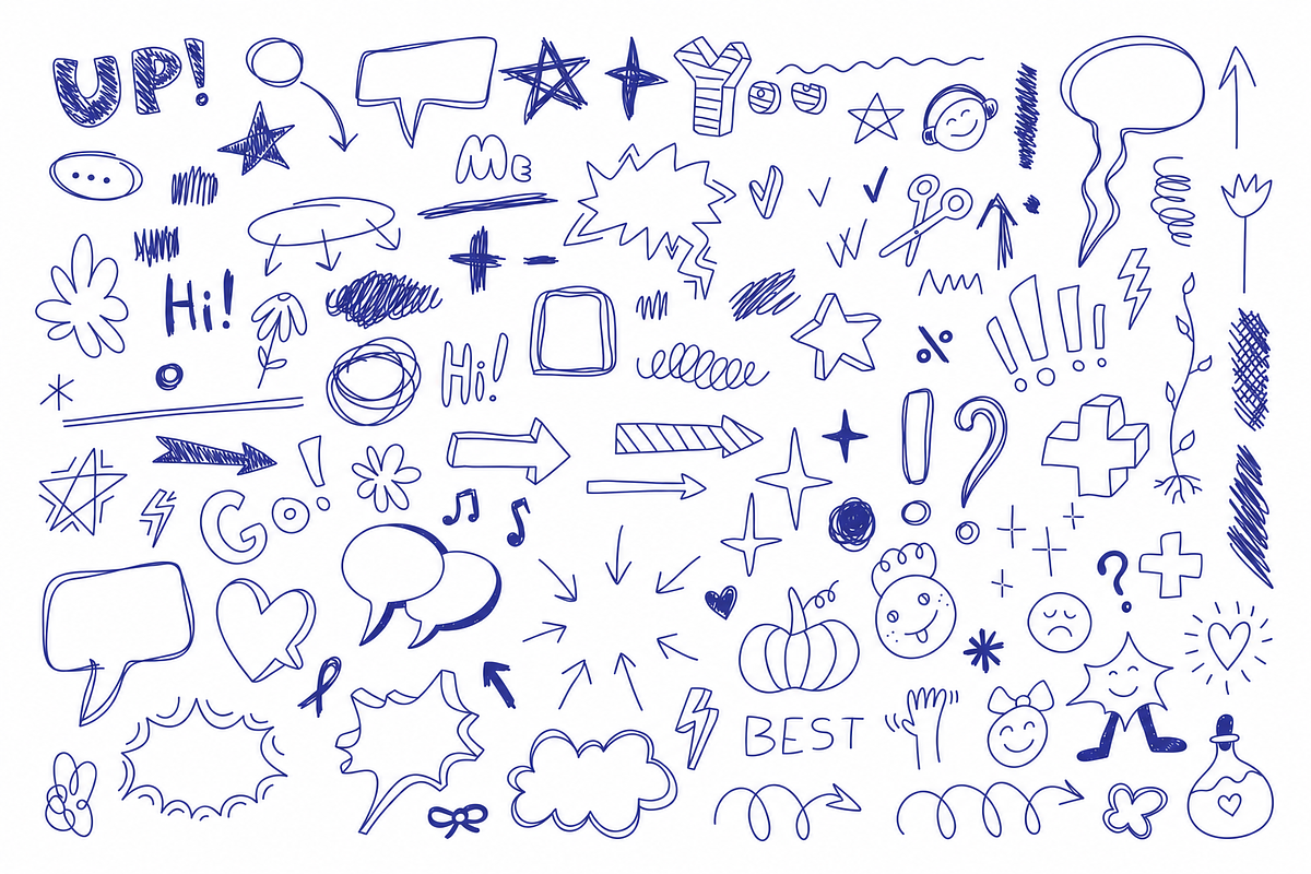 Naive Doodle Arrows & Lines, an Education Illustration by Anna Studio (Photo 10 of 10)