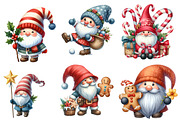Cute Christmas Gnome Sublimation Bun, an Illustration by Designworld (Thumbnail 2 of 6)
