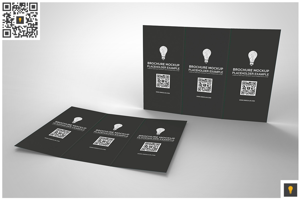 Brochure Trifold Mockup, a Print Template by Shocky Design Studio (Photo 6 of 6)