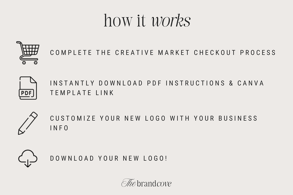 DIY Creative Studio Logo Set, a Branding & Logo Template by thebrandcove (Photo 7 of 8)