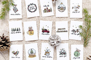 Christmas Cards, Quotes & Wreaths, an Illustration by Michèle Kae (Thumbnail 3 of 9)