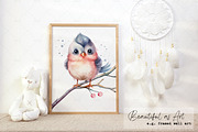 Cute Watercolor Bird | Bird's Nest, an Illustration by Dazzling Art Boutique (Thumbnail 8 of 11)