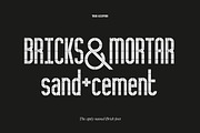 BRICK - A geometric stencil typeface, a Sans Serif Font by Studio Bayley (Thumbnail 2 of 7)