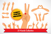 21 Female Hands, an Illustration by Kakigori Studio (Thumbnail 1 of 3)