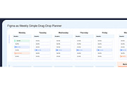 Figma Drag & Drop Freelance Planner, a Marketing Template by Brian White Design Goods (Thumbnail 2 of 3)