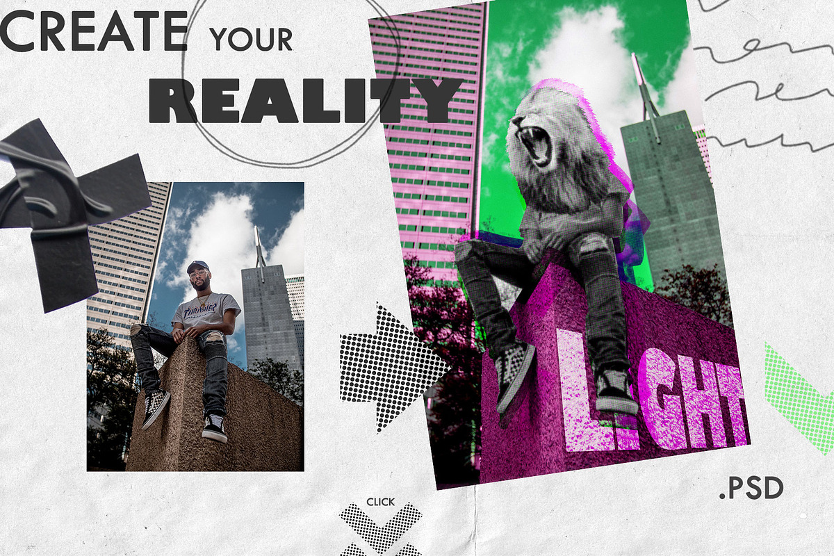 Halftone dot collage creator, an Object Graphic by LaVika (Photo 5 of 10)