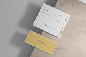 Bi-Fold Horizontal Brochure Mockups