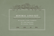 Minimal Logo Kit, a Branding & Logo Template by Garden in frame (Thumbnail 1 of 11)
